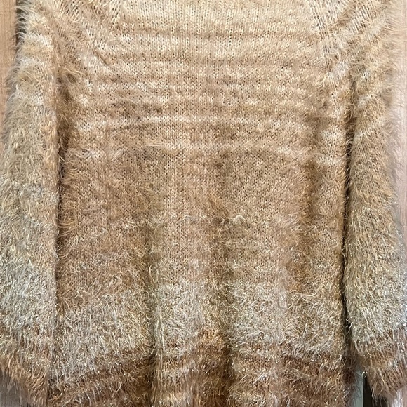 Red Ruby Fuzzy Gold Sweater - Picture 13 of 15
